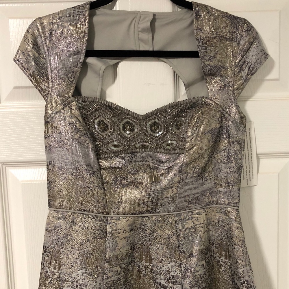 Silver Formal Gown/Dress